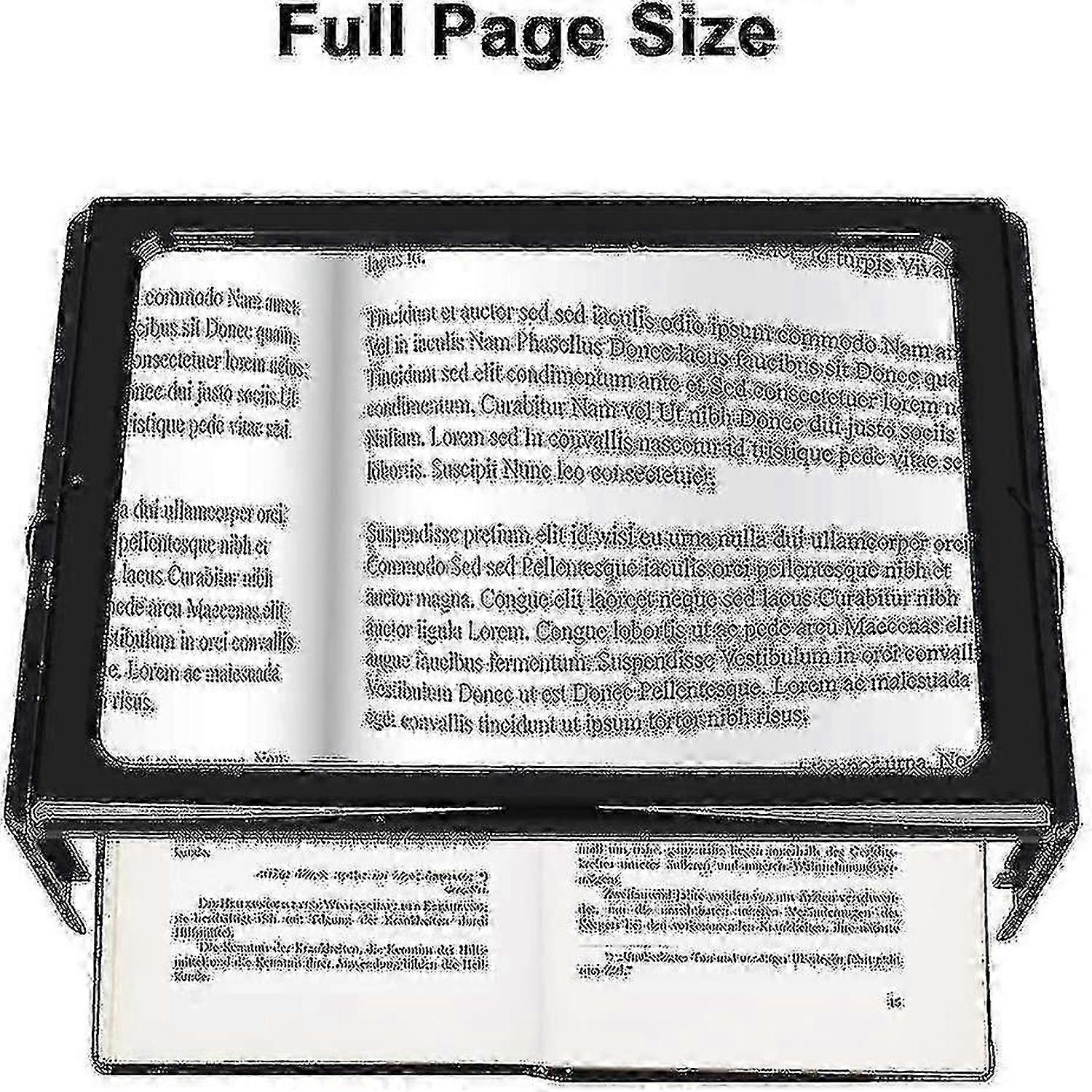 Reading Magnifier with Light 2024 Model - Enhanced 3x Magnification, Walkbee Compatibility