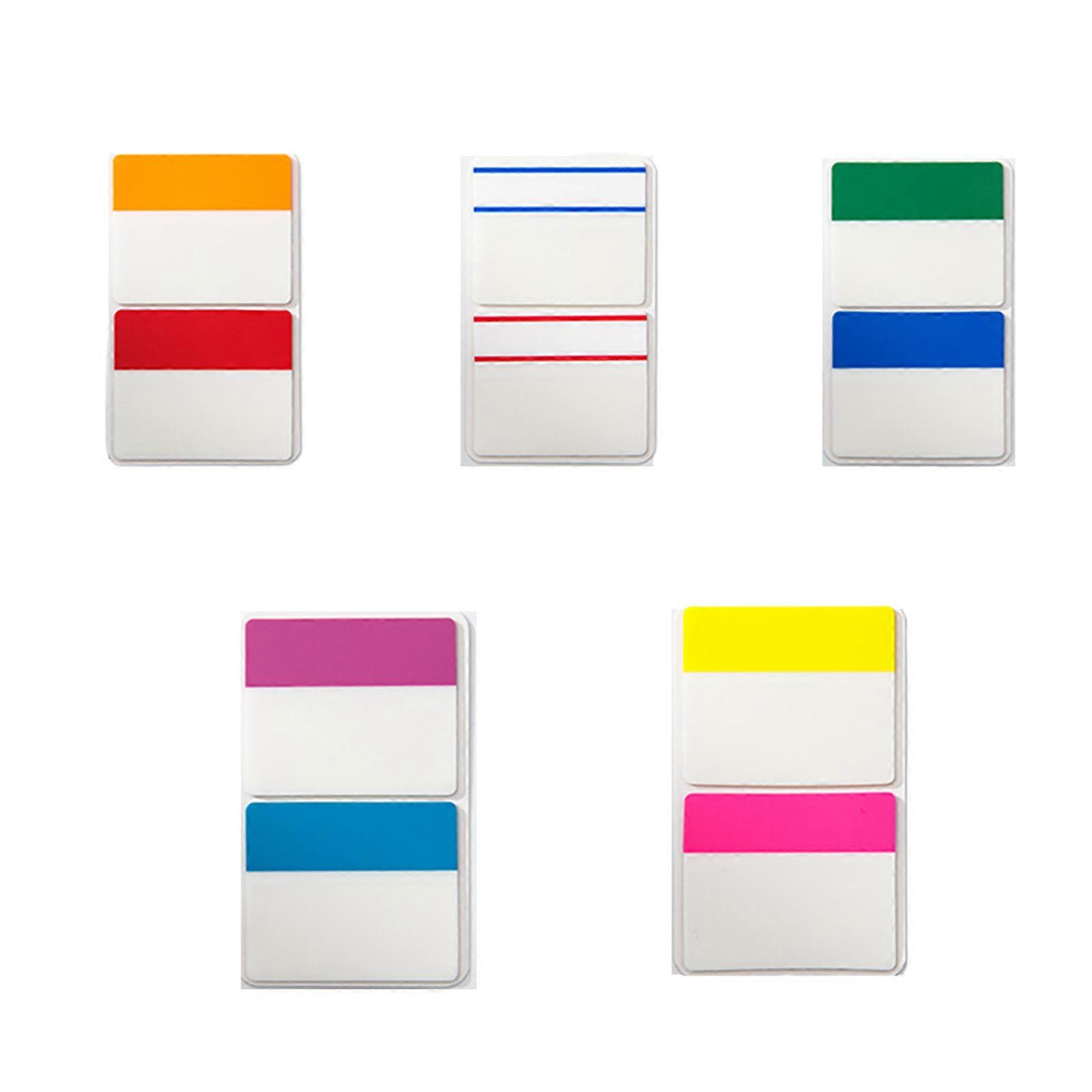 250Pcs Index Stickers Tabs Sticky Index Labels Page Flag Writable Index Flag Page Marker for Books Calendar Notebook Multicolor