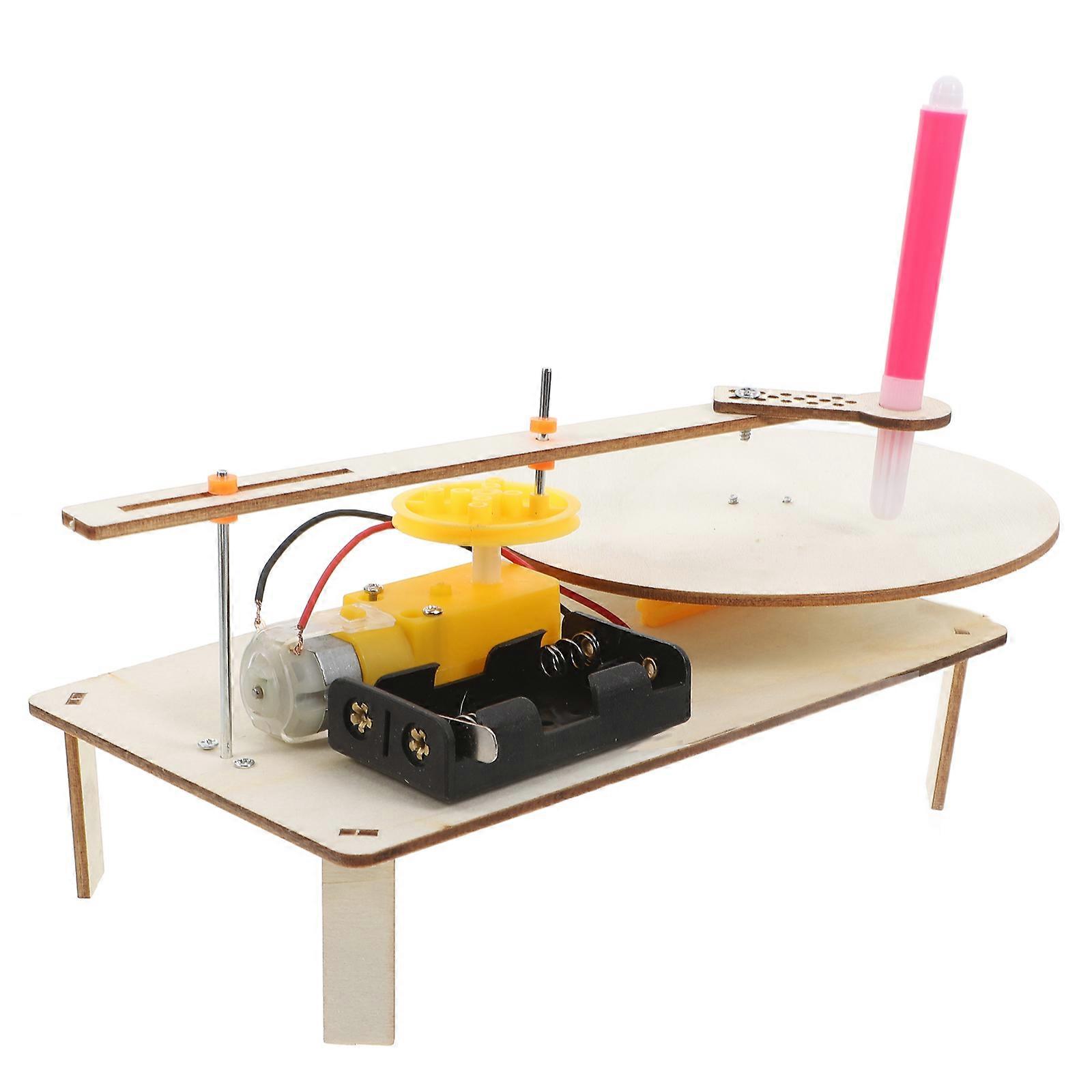 Electric Plotter Assembled Drawstring Model Kit for Kids Education