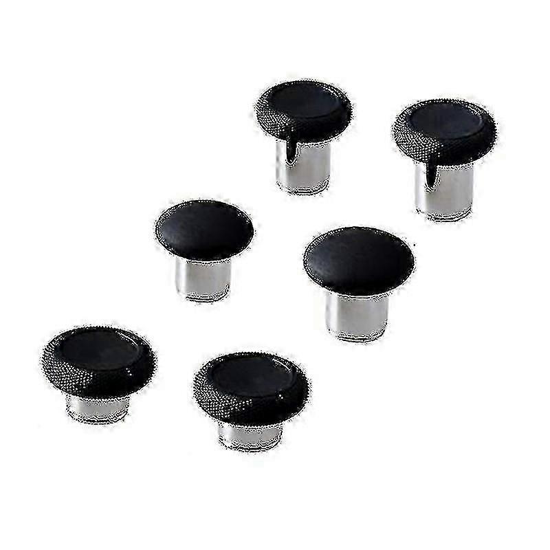 f 6 In 1 Swap Thumbstick Grips Replacement Parts For One Elite Controller - Black G