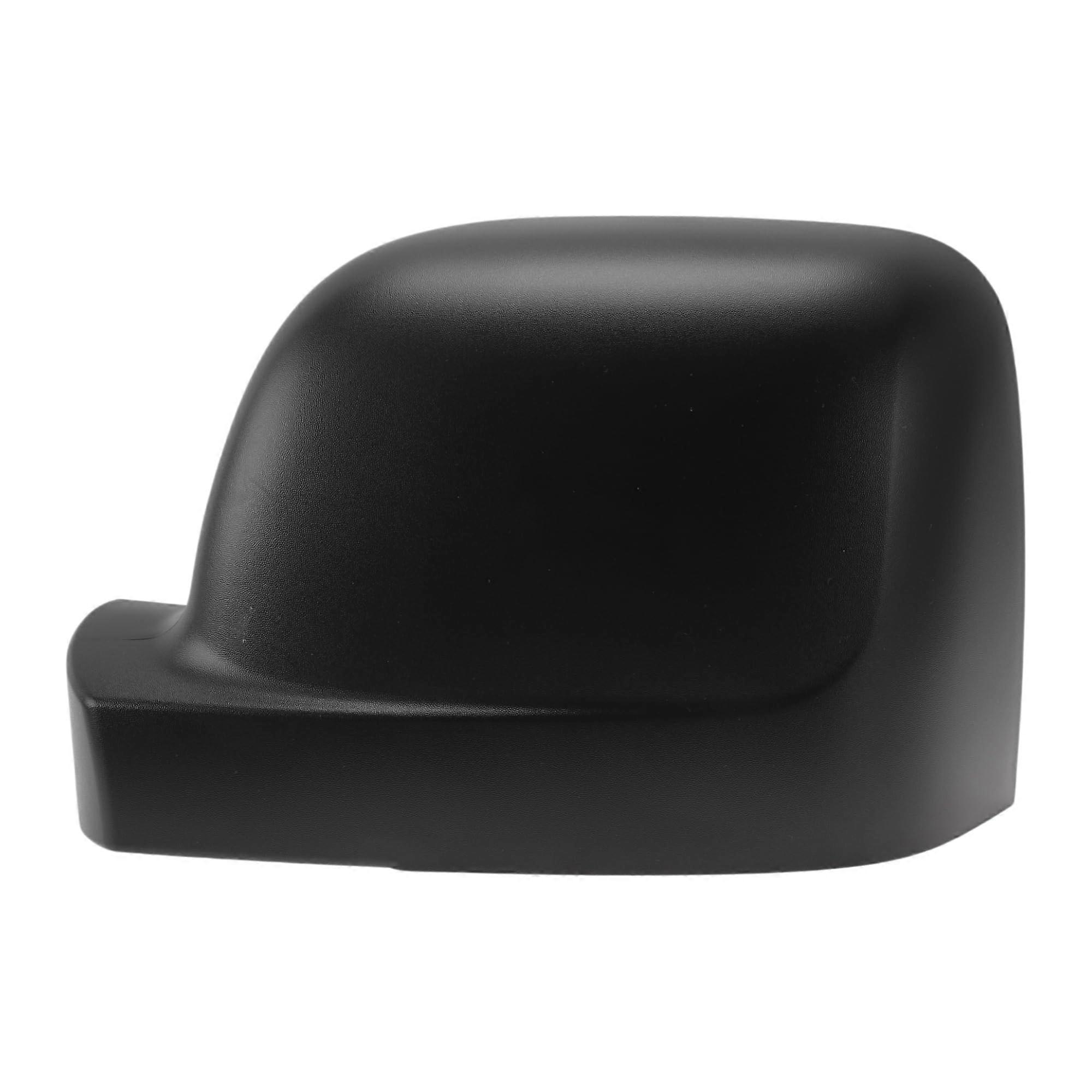 ABS Left Passenger Side Mirror Cover Cap for Compatible Talento 20162020 Black Replacement Guard No.93451848