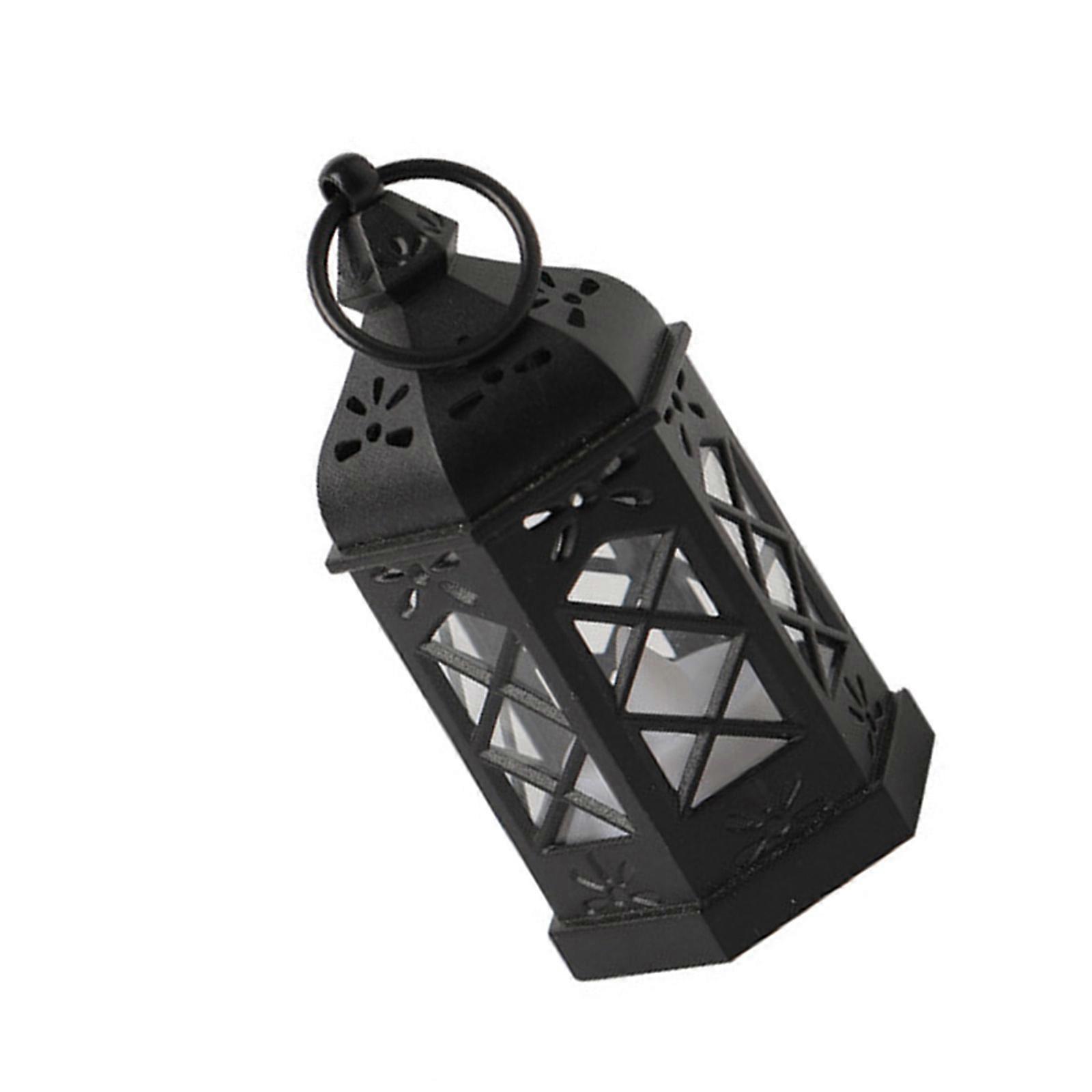 LED Candle Lanterns Hexagonal WindLight for Creating Atmospheres In Homes Or During Camping Battery Operated Multicolor