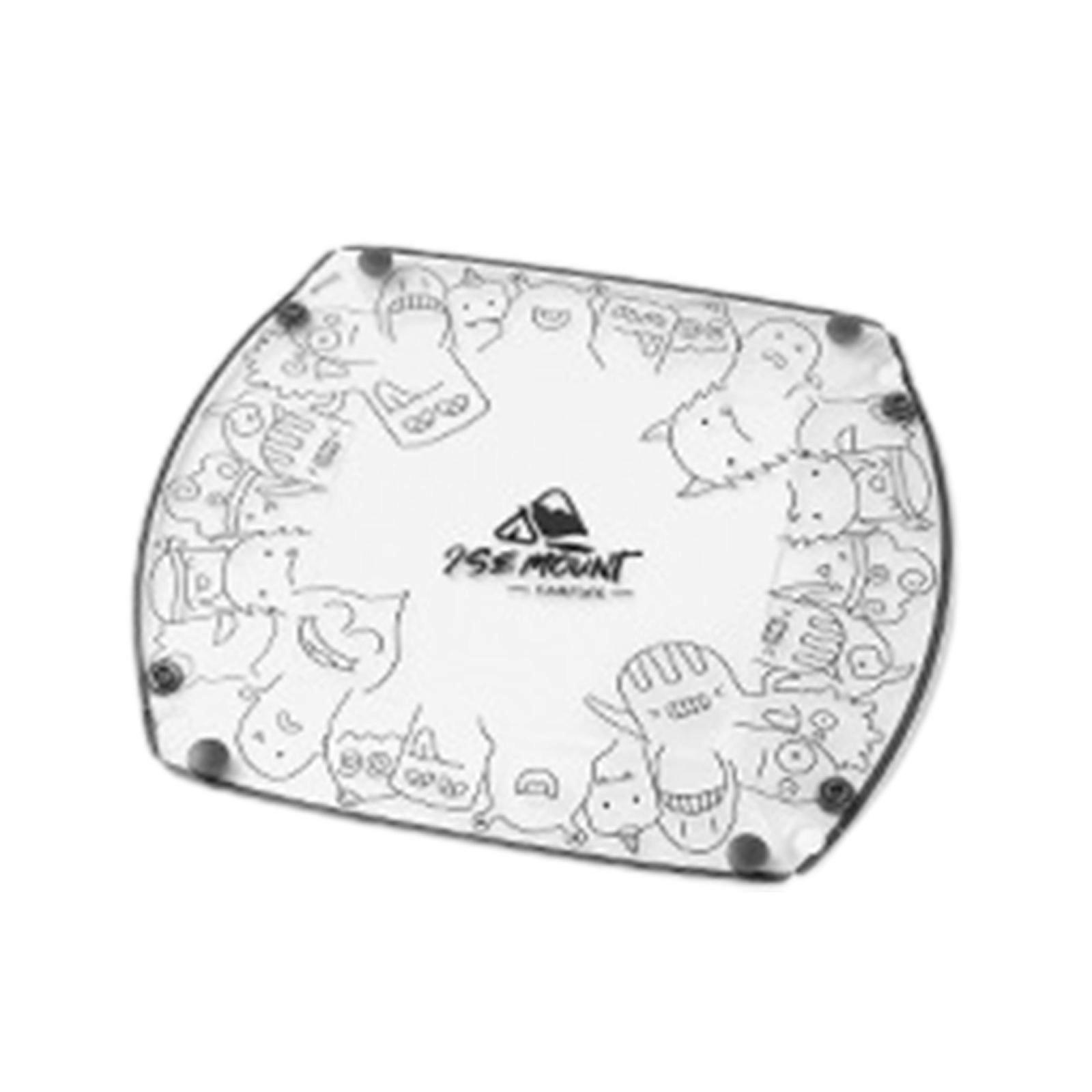 מתקפל פלסטיק כלי שולחן נייד מתקפל קערת צלחת כוס מסנן קרש חיתוך פיקניק סכו"ם קמפינג אביזרים ססגוניים