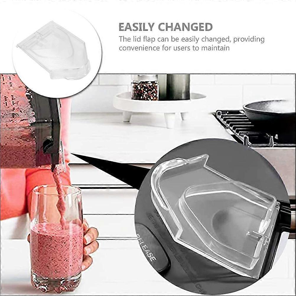 Professional Blender Lid Flap Small Blender Part Clear Blender Lid Replacement Compatible for Ninja Nj600-nj602