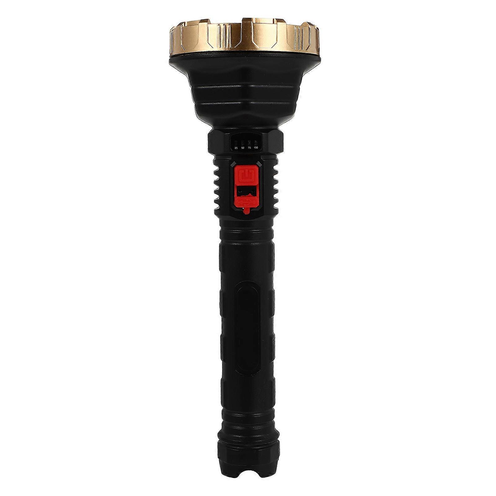 1Set Strong Light Zoom Flashlight Outdoor Lighting Strong Light Flashlight