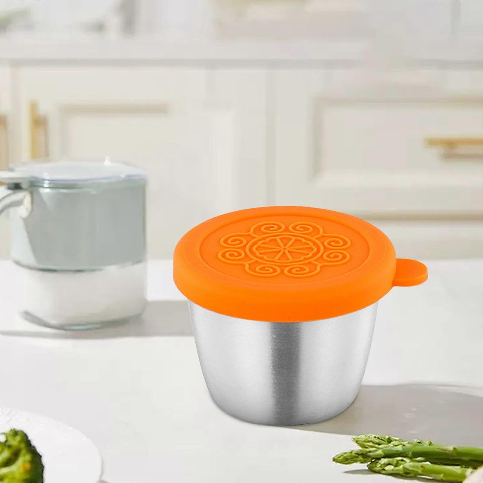 Kayannuo Christmas Gifts Clearance 304 Stainless Steel Cup With Tape Cover In Stock Outdoor Portable Dipping Dish