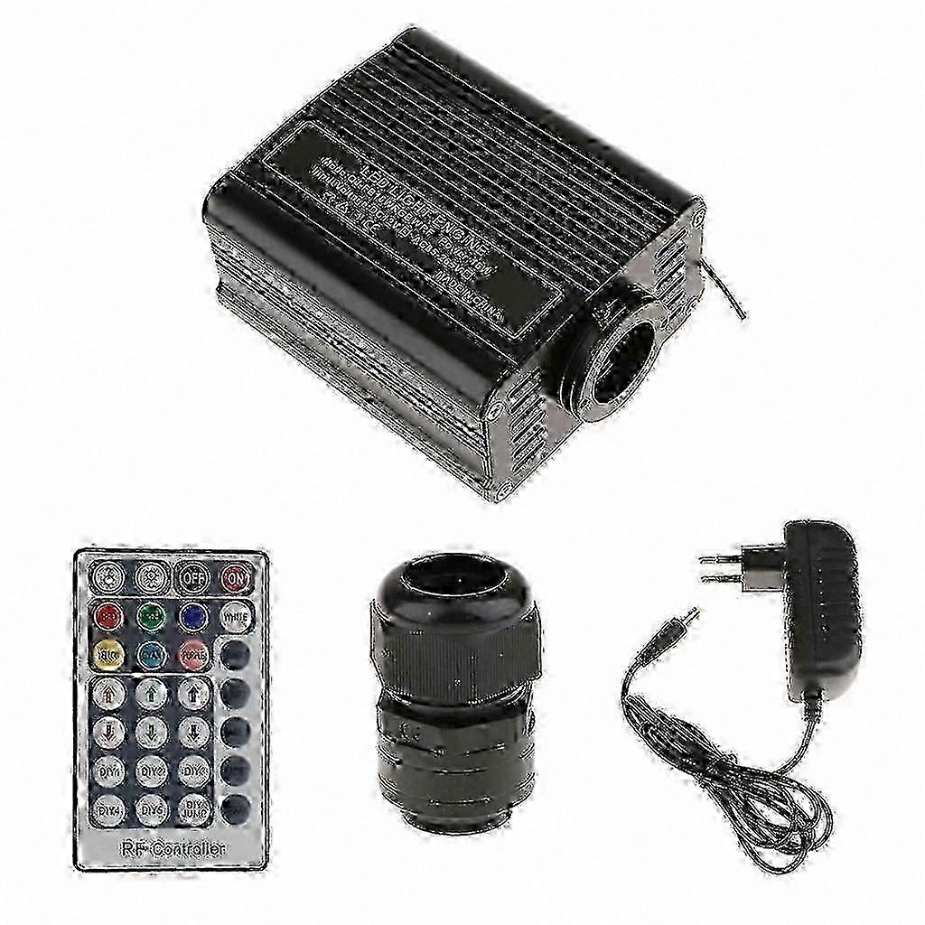 16W RGBW Lighting Device with 28-Key RF Remote and EU Plug