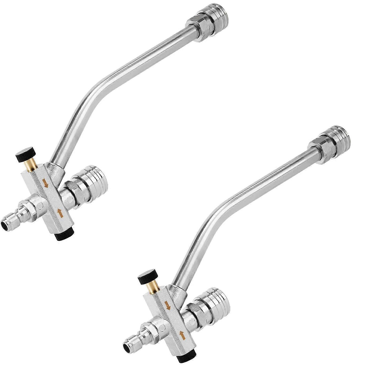 Xubond Tools, Ual Connector Pressure Washer Foam Power Soap Attachment Wand With 5 Nozzles Tips 45295 Hose Nozzle, Water Hose