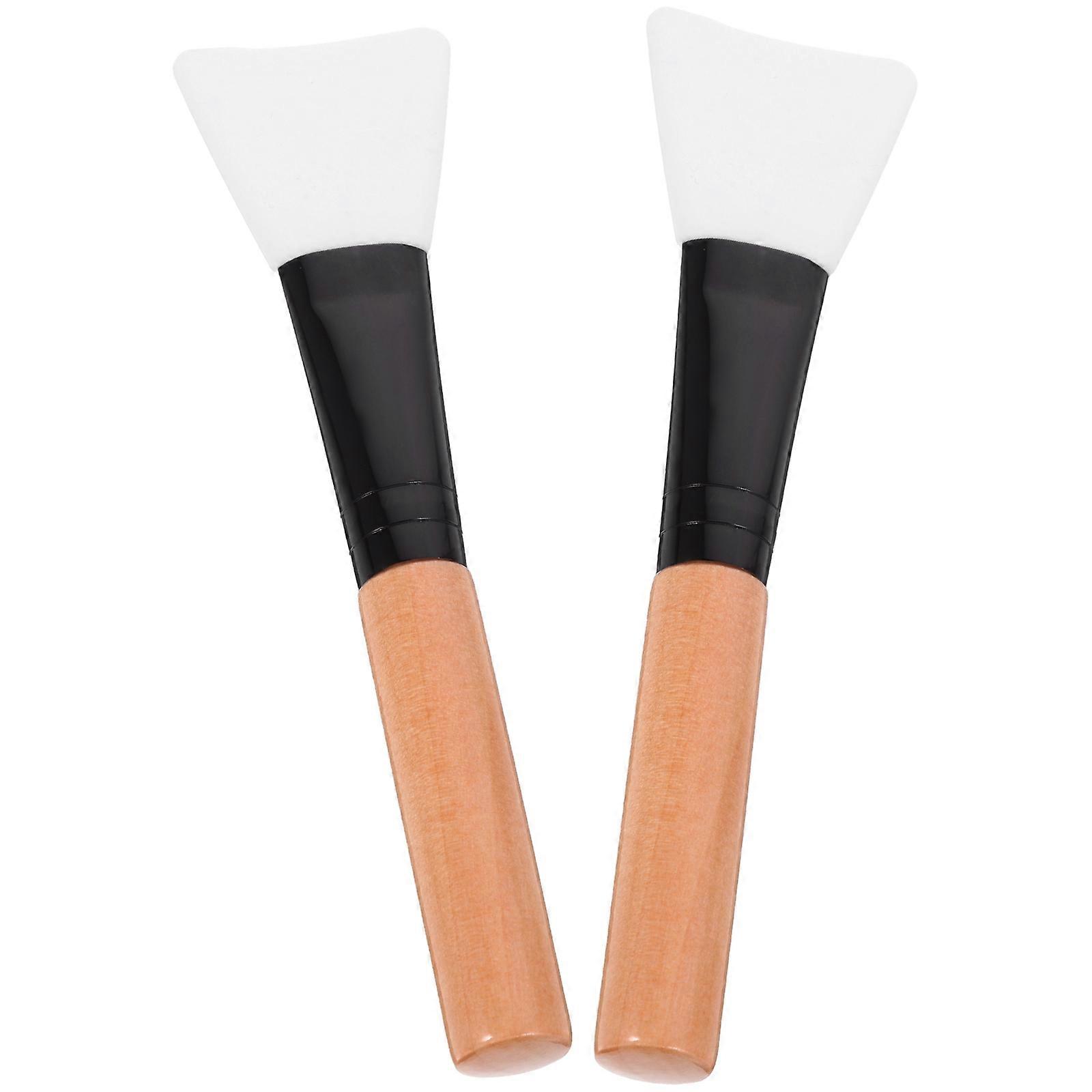 Facial Mask Brush Applicator for 2Pcs Silicone Makeup Beauty Tools