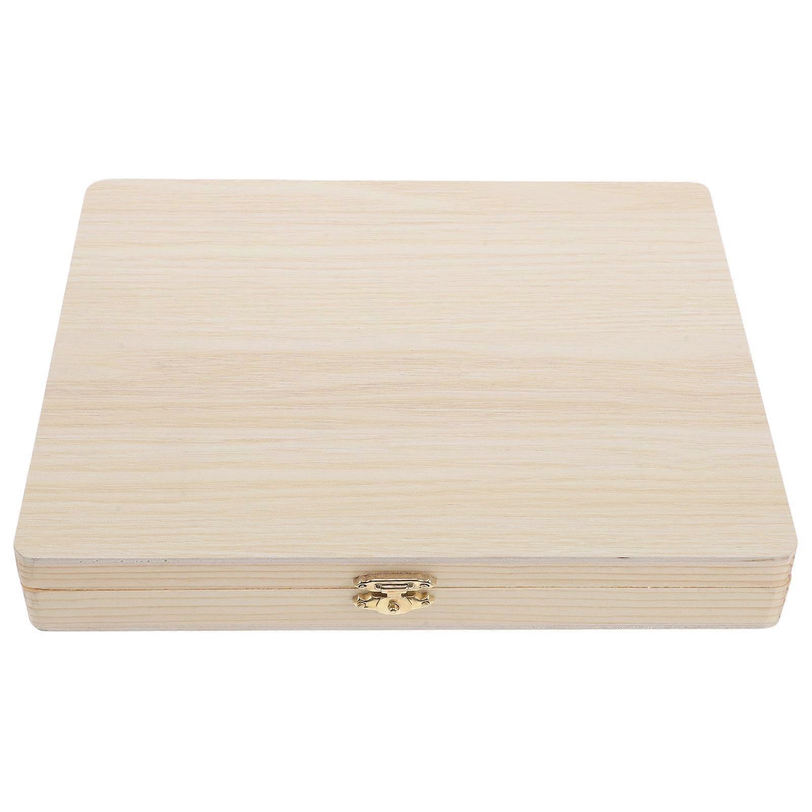 Wooden Microscope Glass Slide Storage Box for Daily Use