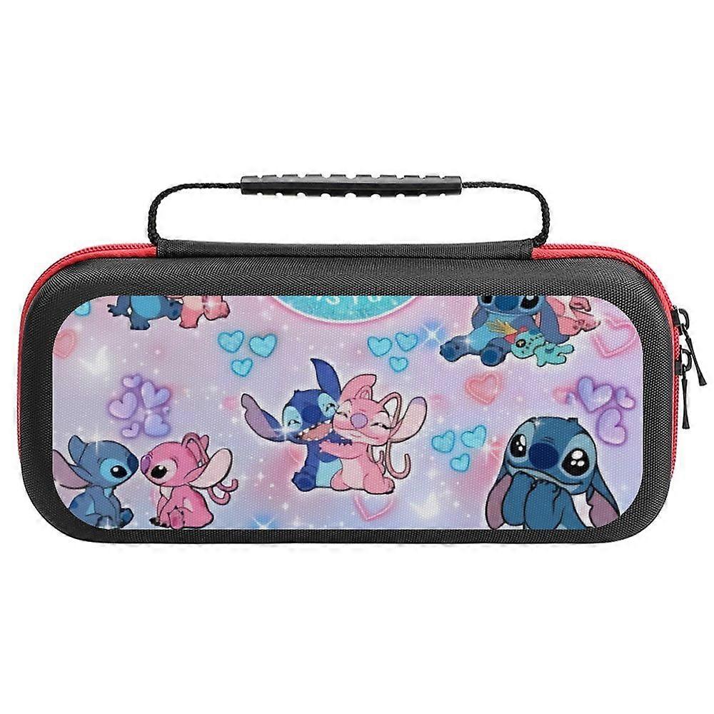 Stitch Carrying Case for compatible with Nintendo Switch Hard Shell Portable Travel Carry Case Game Storage Bag