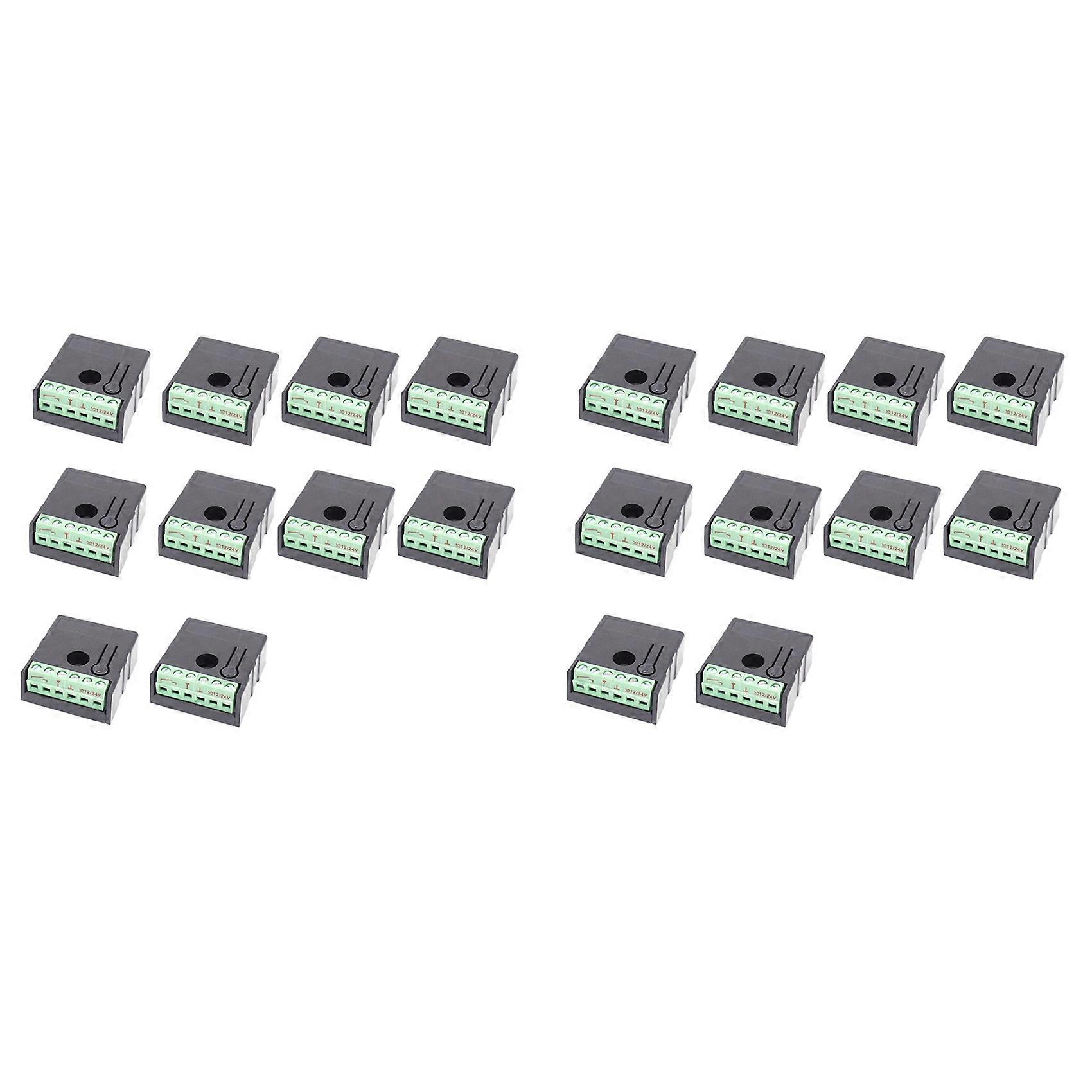 20Pcs Mini RF Wireless Remote Control Switch 12V-24V 1 Channel Rf Receiver 433Mhz Module Board
