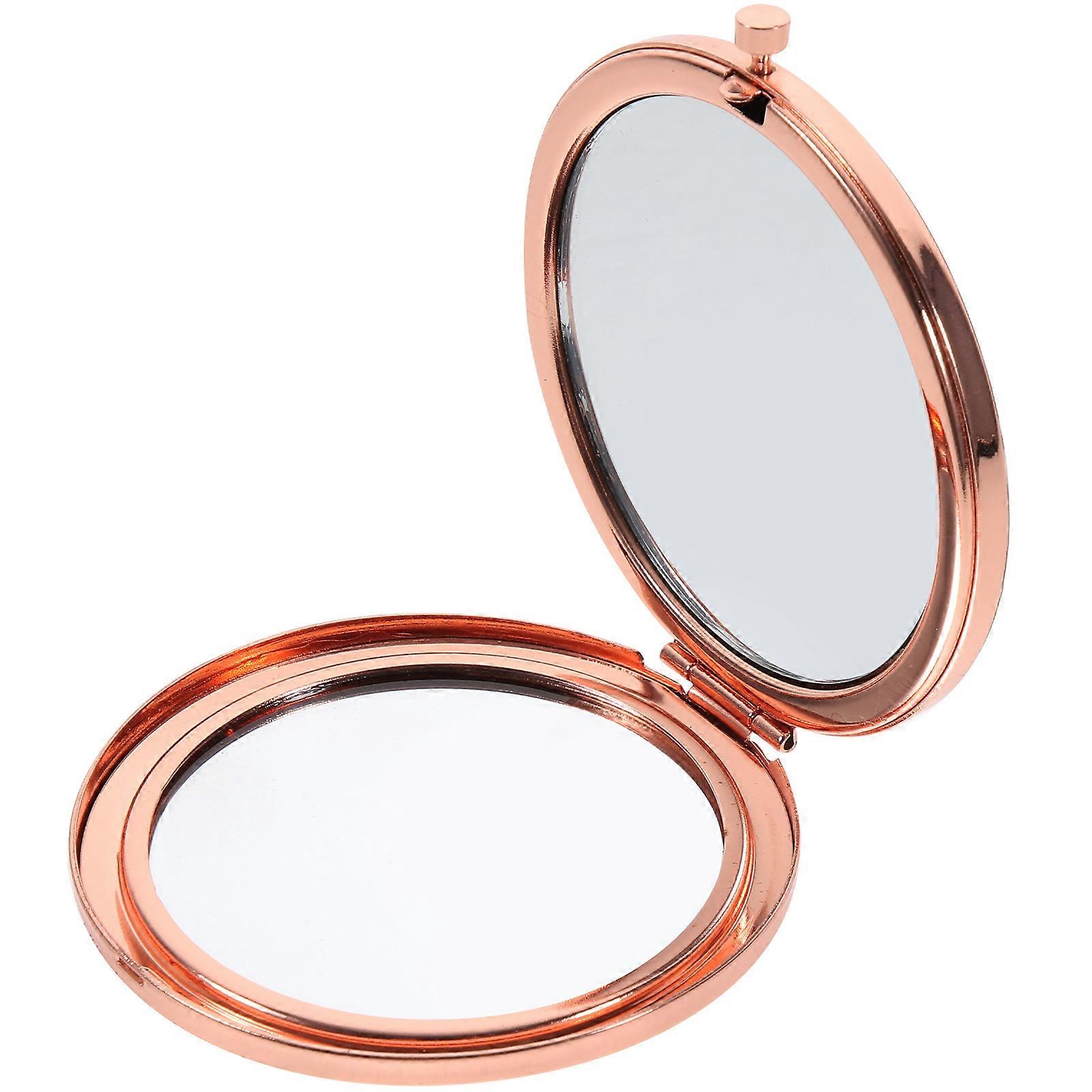 Compact Mirror Portable Makeup Compact for Makeup 2Pcs Foldable Travel Pocket Mirror