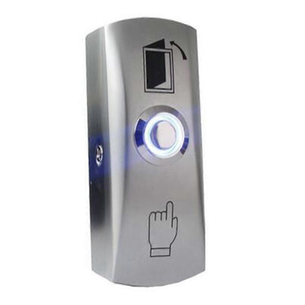 Zinc Alloy LED Backlight Door Exit Release Push Button GATE DOOR Exit Button for Access Control System