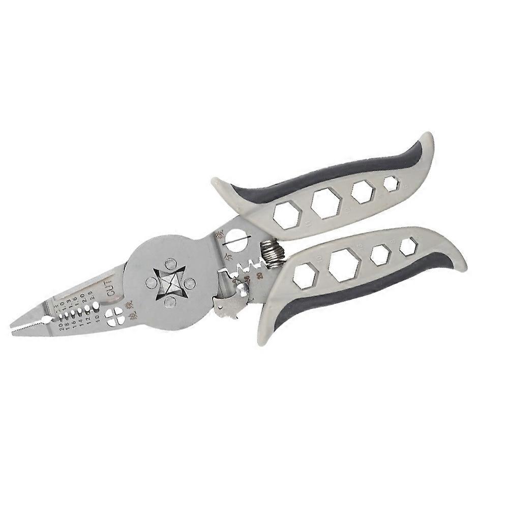Multi-Functional Crimping Pliers for Wire Stripping, Separation, and Terminal Crimping