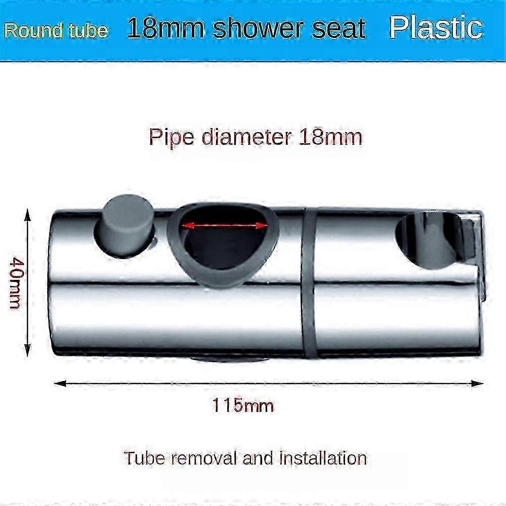 Shower Head Mounting Bracket 19mm, for Standard Riser Rail Replacement