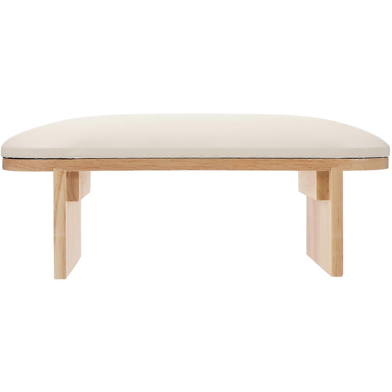 Nail Art Arm Rest with PU Material for Salon Use Beige Color Provides Wrist Inch