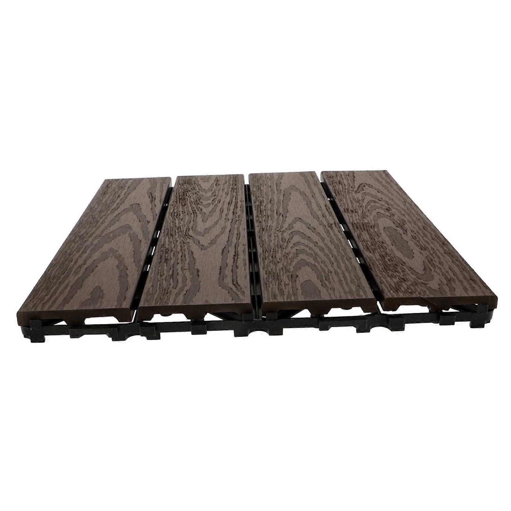 Outdoor Interlocking Deck Tiles SlipResistant Patio Flooring for Balcony Garden Poolside Durable Plastic