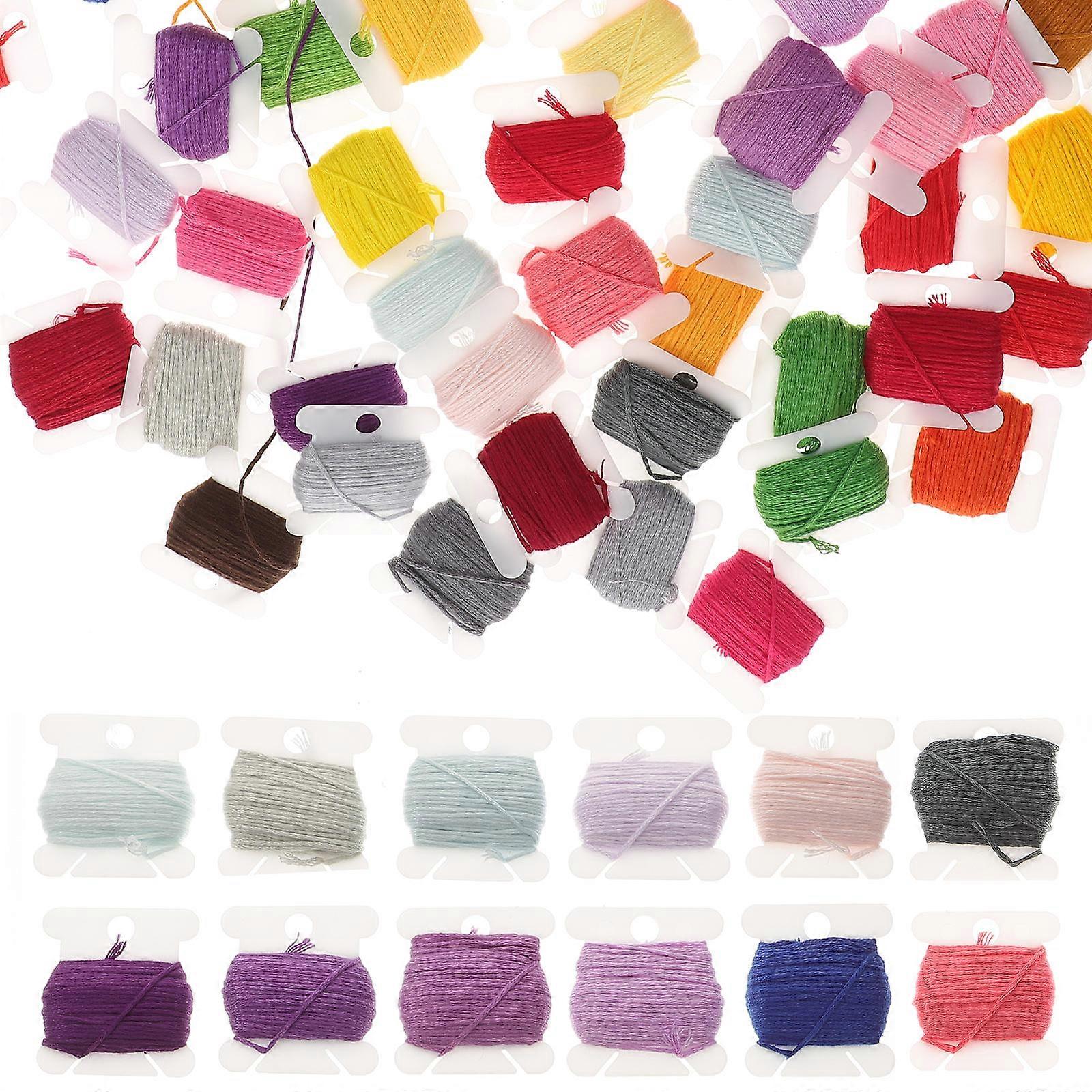 Line Board Colored Embroidery Threads for Sewing DIY 1Pack Assorted Colors