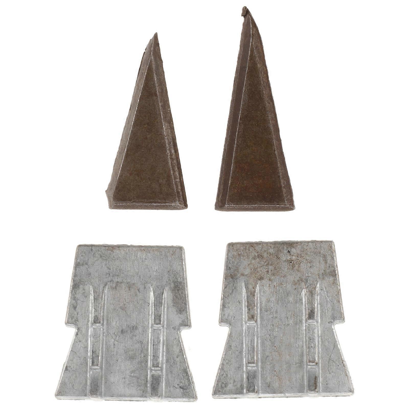 4Pcs Handle Installation Wedges Durable Iron Reinforcement Tool