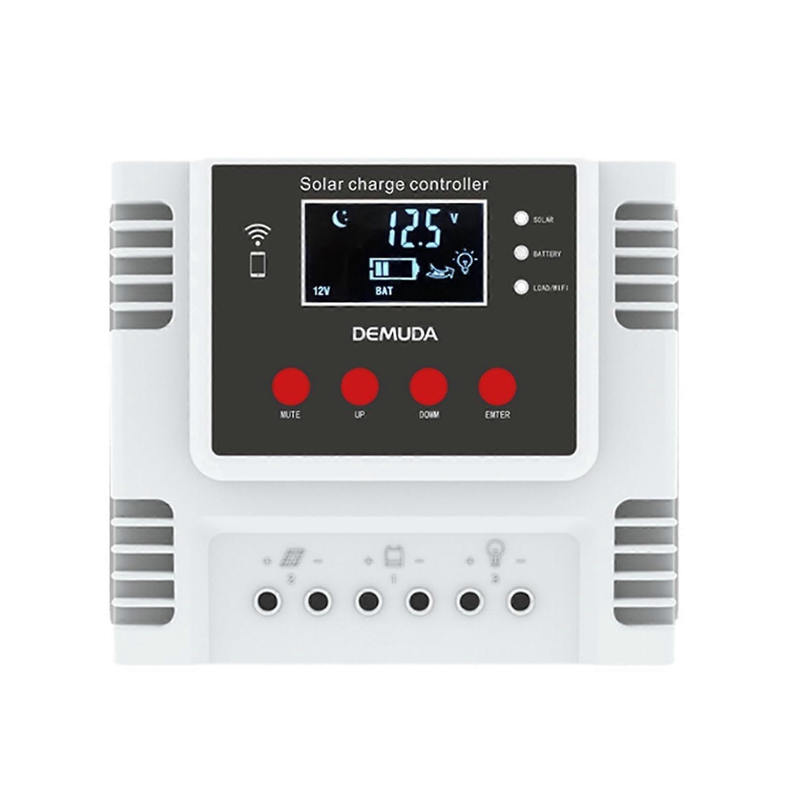 Solar Controller 10A60A Solar Charge Controller For 12V/24V/48V Systems With App Control Auto