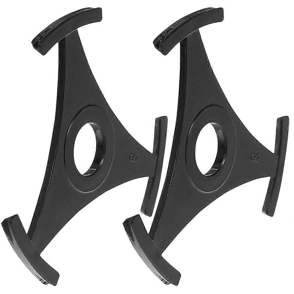 Record Player Adapter Triangle Adapter for Turntable 10Pcs Black Plastic