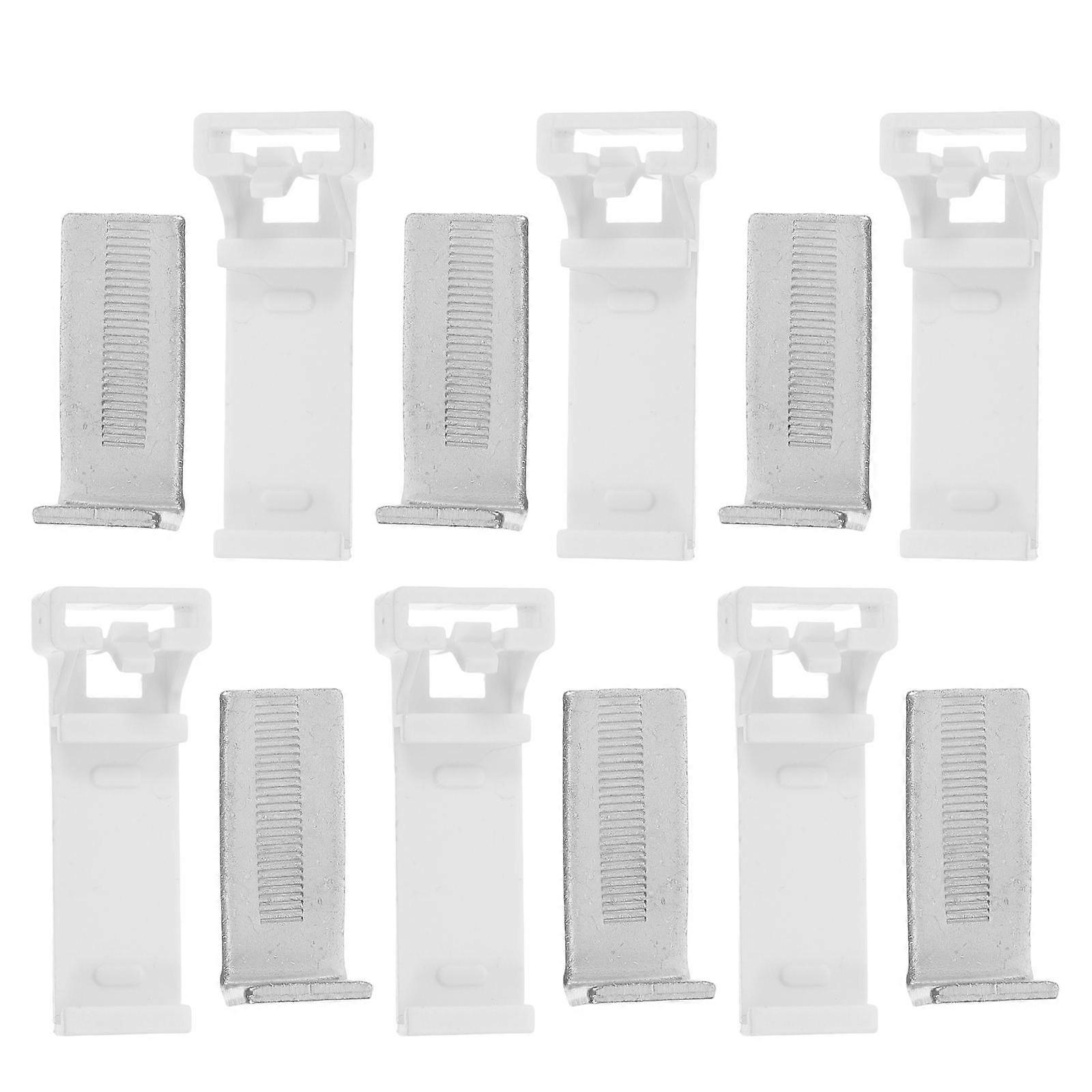 Roller Shade Brackets Plastic Window Shade Bracket for Home Use 6Pcs