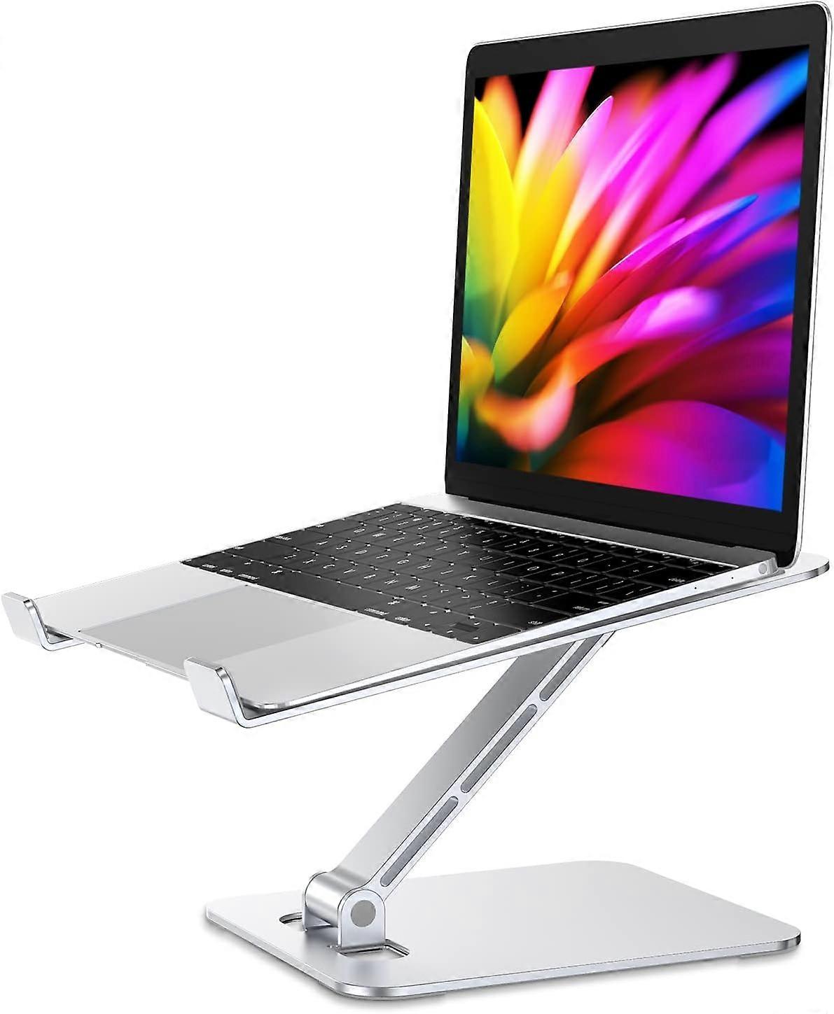 Laptop Stand, Ergonomic Foldable Computer Stand with Adjustable Height, Ventilated  Laptop Riser Compatible with All 10-16" Laptops