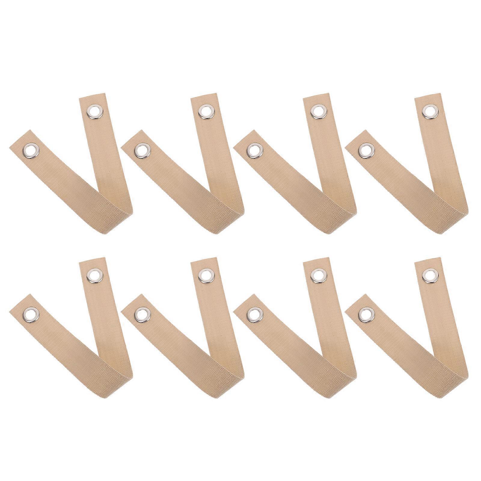 Tree Guying Ties Nylon Support for Tree Growth 8Pcs Golden Straps