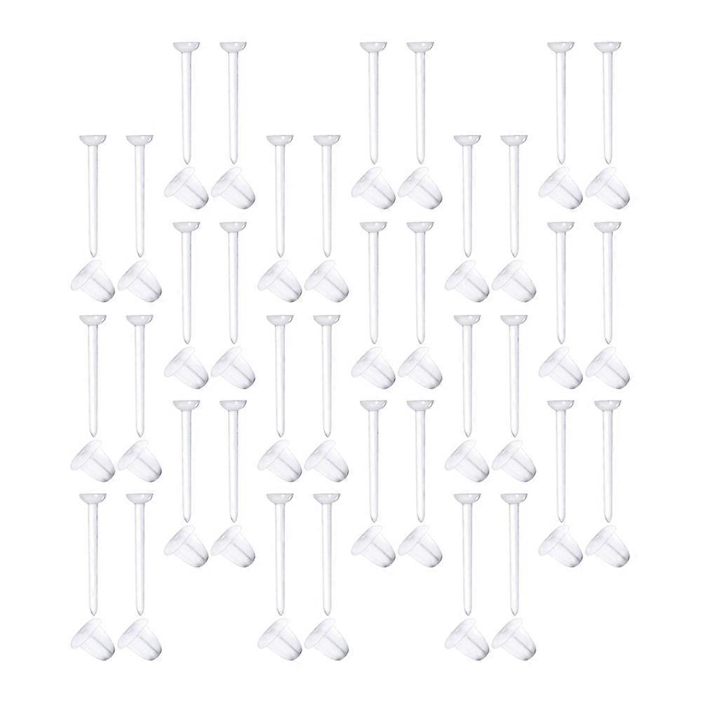 Earring Backs Plastic for Ear Use Featuring 100Pairs Safety Earring Stoppers