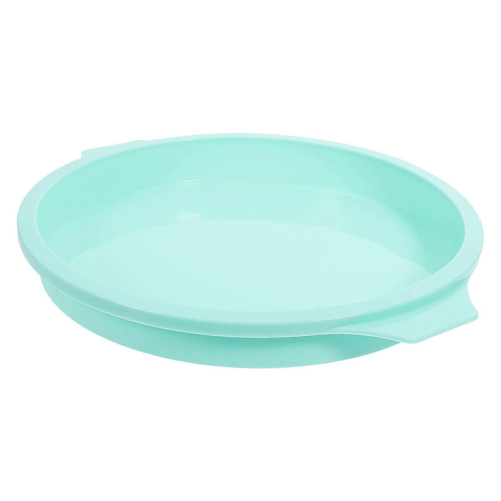 Green Silicone Cake Mold Round Baking Pan for Baking Reusable