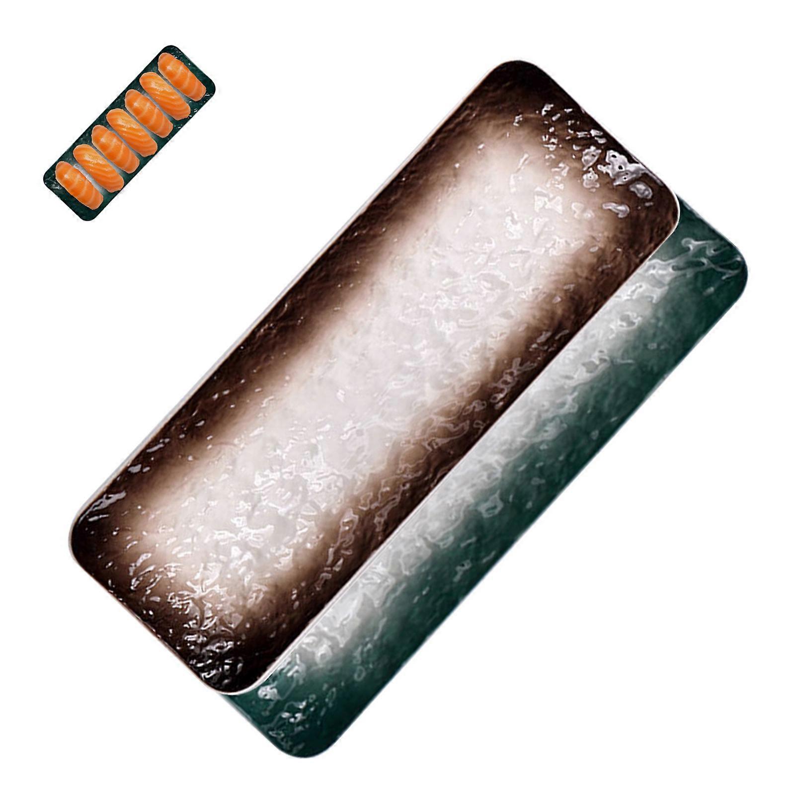 Rectangular Ceramic Plates Designed For Sushi Ware In Assorted Color Perfect For Special Events 2Pcs