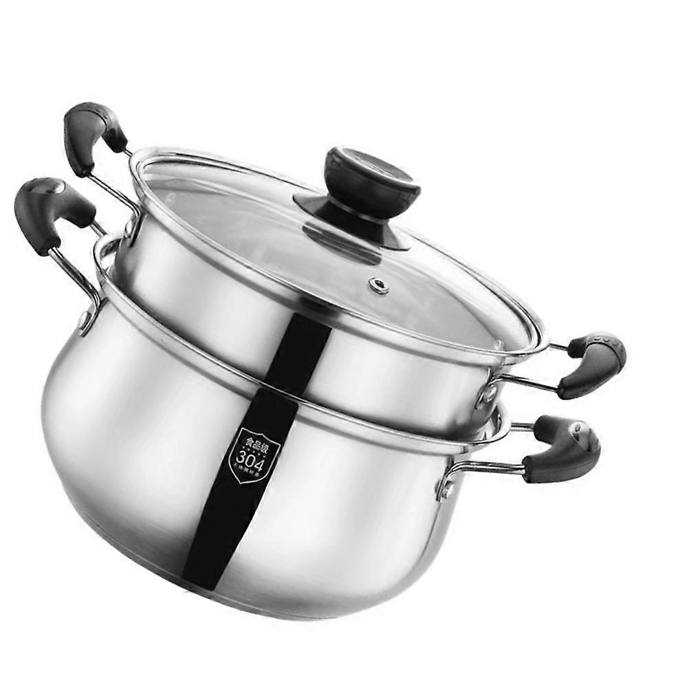 1Set Stainless Steel Steamer Pot for Cooking Home Use Kitchenware