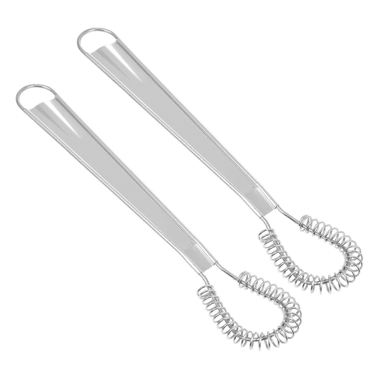 Mini Egg Beater Hand Crank Ergonomic Design For Baking Cooking 2Pcs