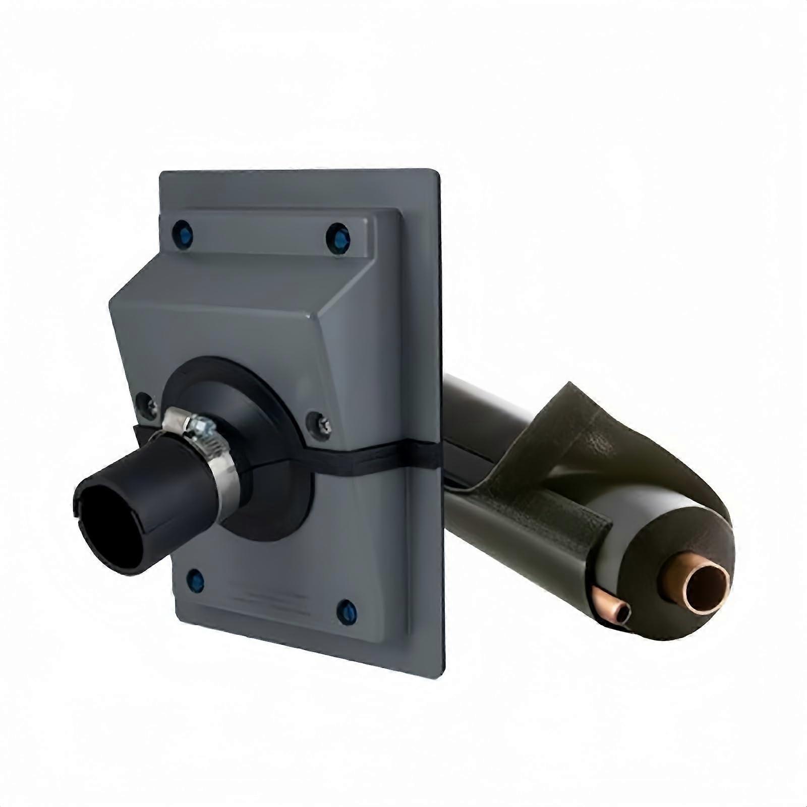 HVAC Line Set Cover Kit with Durable Weather Protection for Mini Split AC, Grey 2.36 Inch