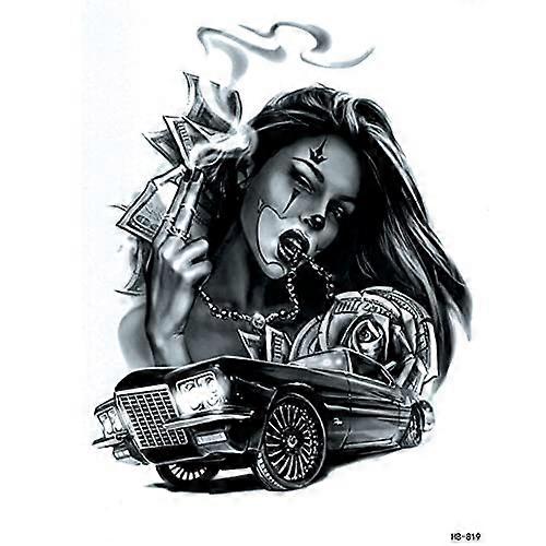 Waterproof Temporary Tattoos for Men, Realistic Removable Body Art Stickers, Multiple Styles