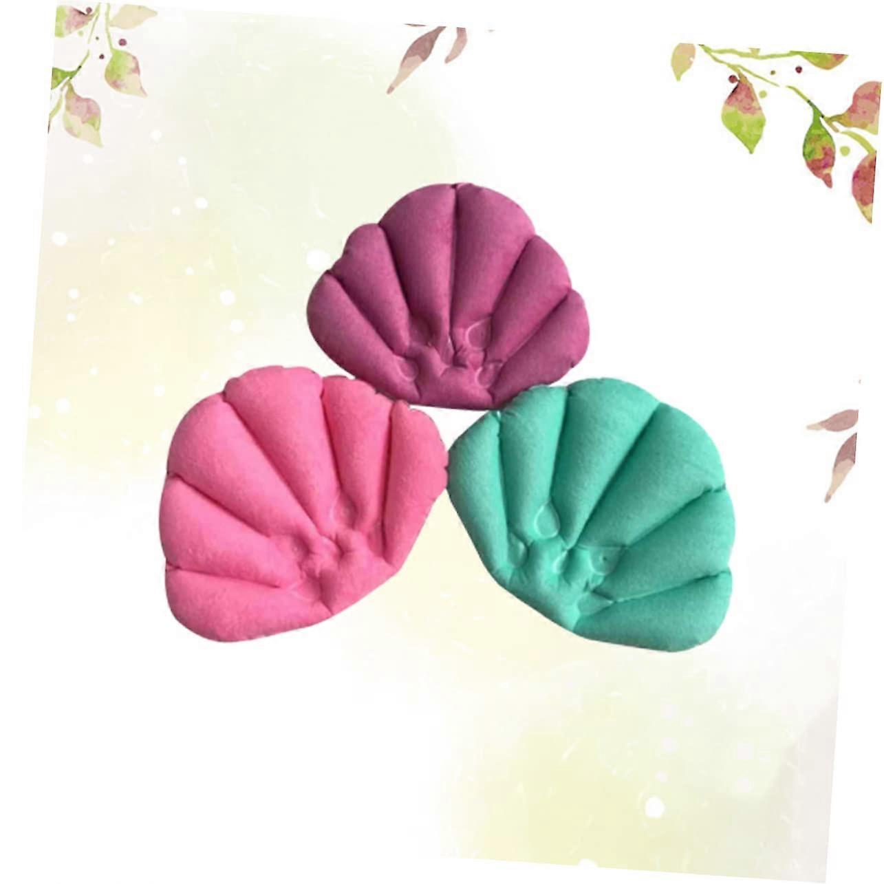 Bath Pillow Inflatable Spa Cushion with Adjustable Neck Support and Secure Suction Cups