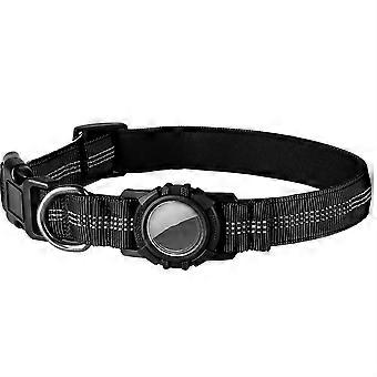 Waterproof Protective Case for AirTag Locator Dog Collar Reflective Pet Neck Strap,Size M: (38-50) x