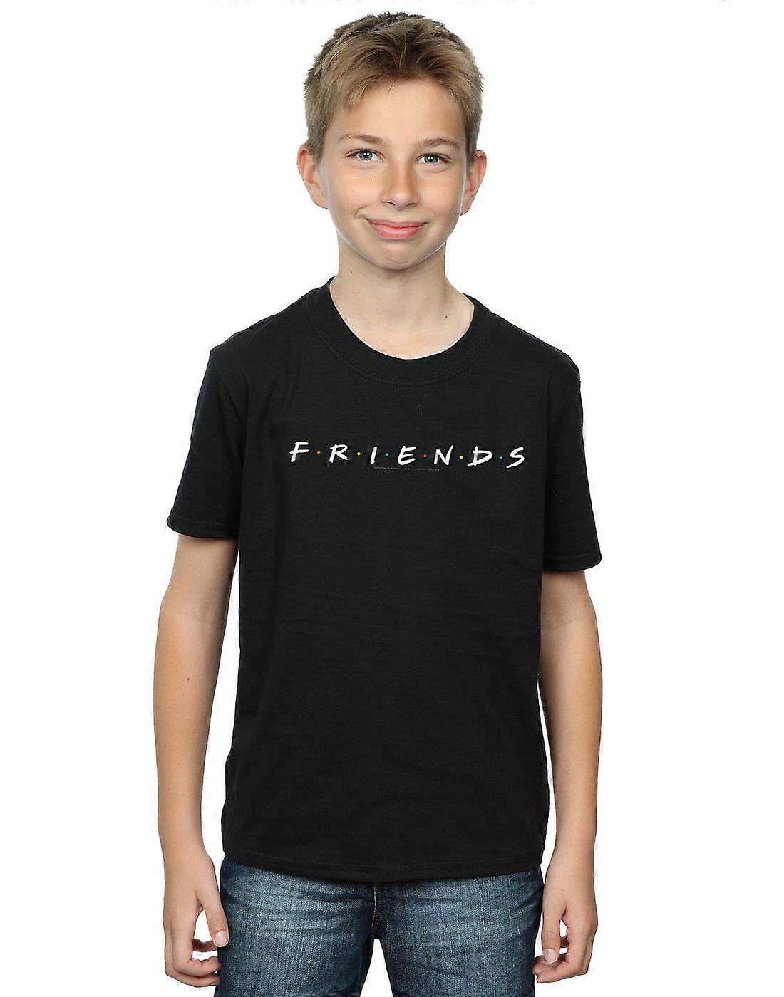 Vänner pojkar Text Logo T-Shirt