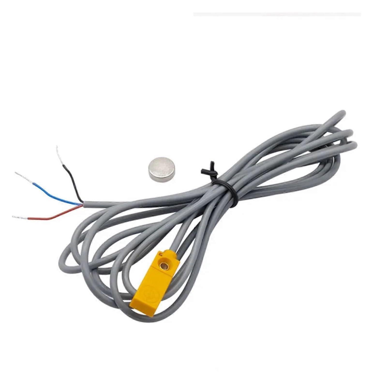 Hall Effect Sensor PNP Normally Open 25mm Sensing Distance Magnetic Proximity Switch for Industrial Use