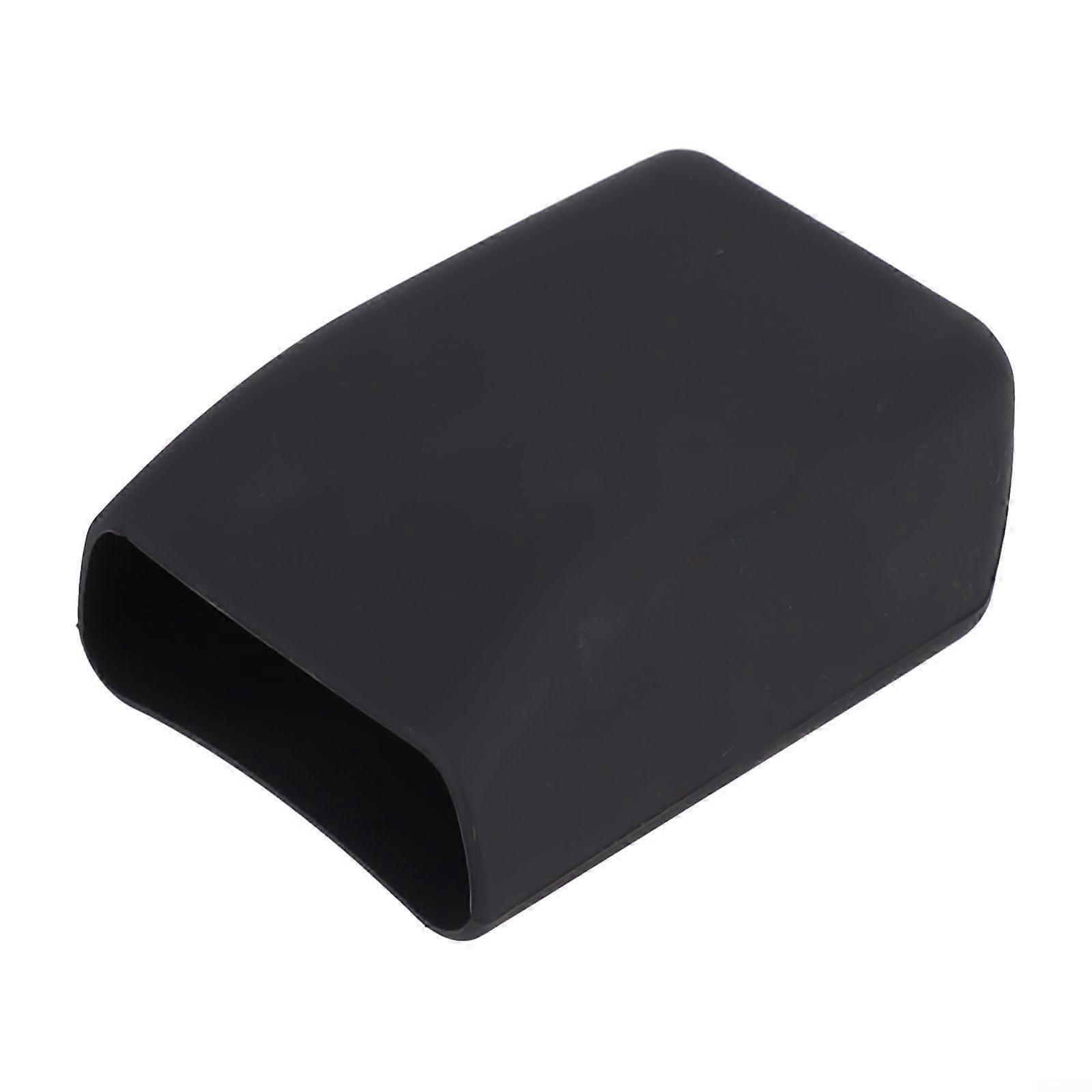 Universal Silicone Seat Belt Buckle Cover AntiScratch DustResistant Protector Black