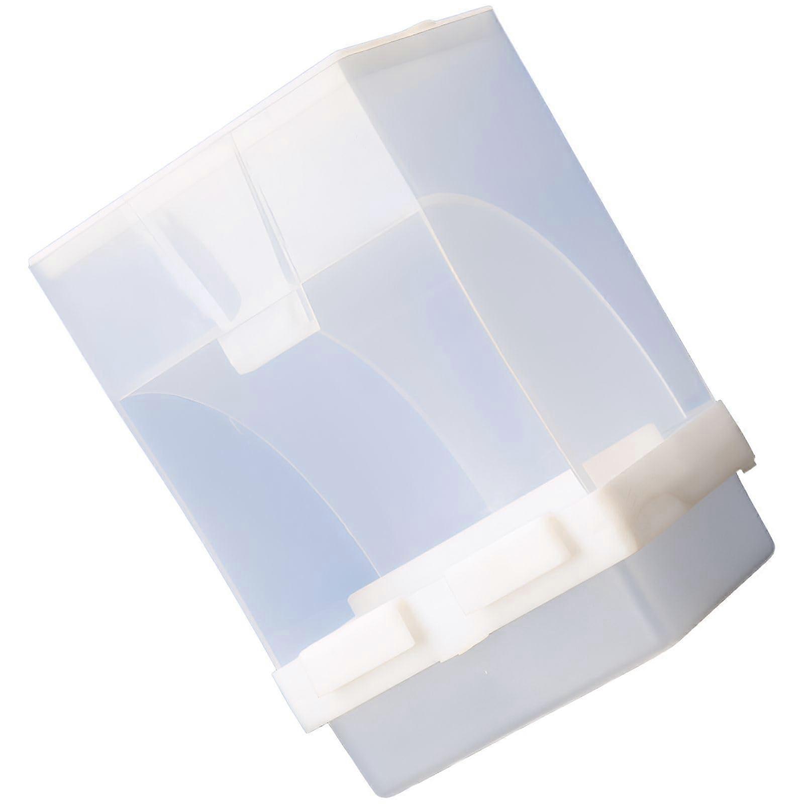 Automatic Bird Feeder for Parrots with SpillResistant Design and Adjustable Portion Control 10.6x9x16cm