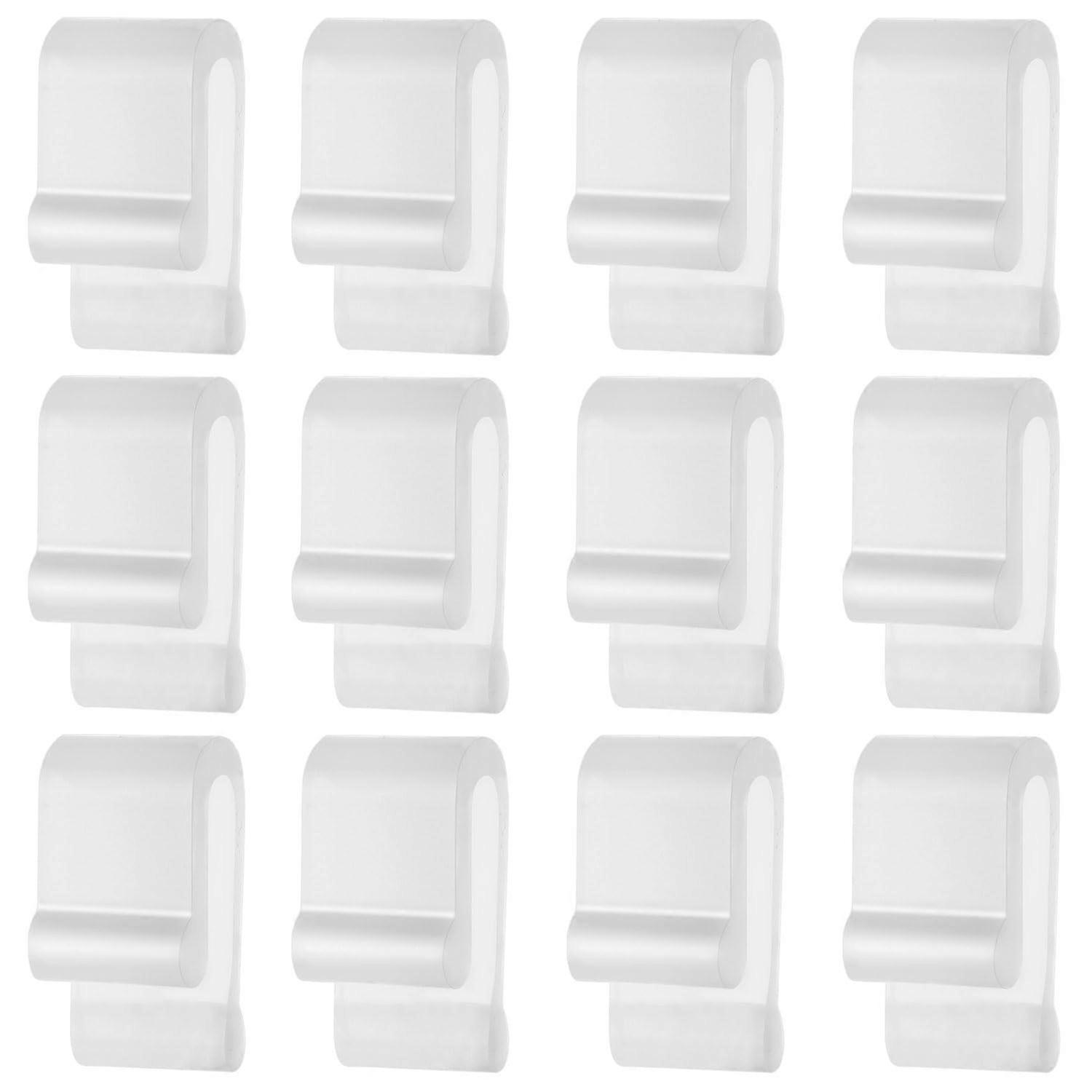 12pcs Dutch Oven Lid Clips Clear Silicone Protectors for Scratch Stacking and Storage