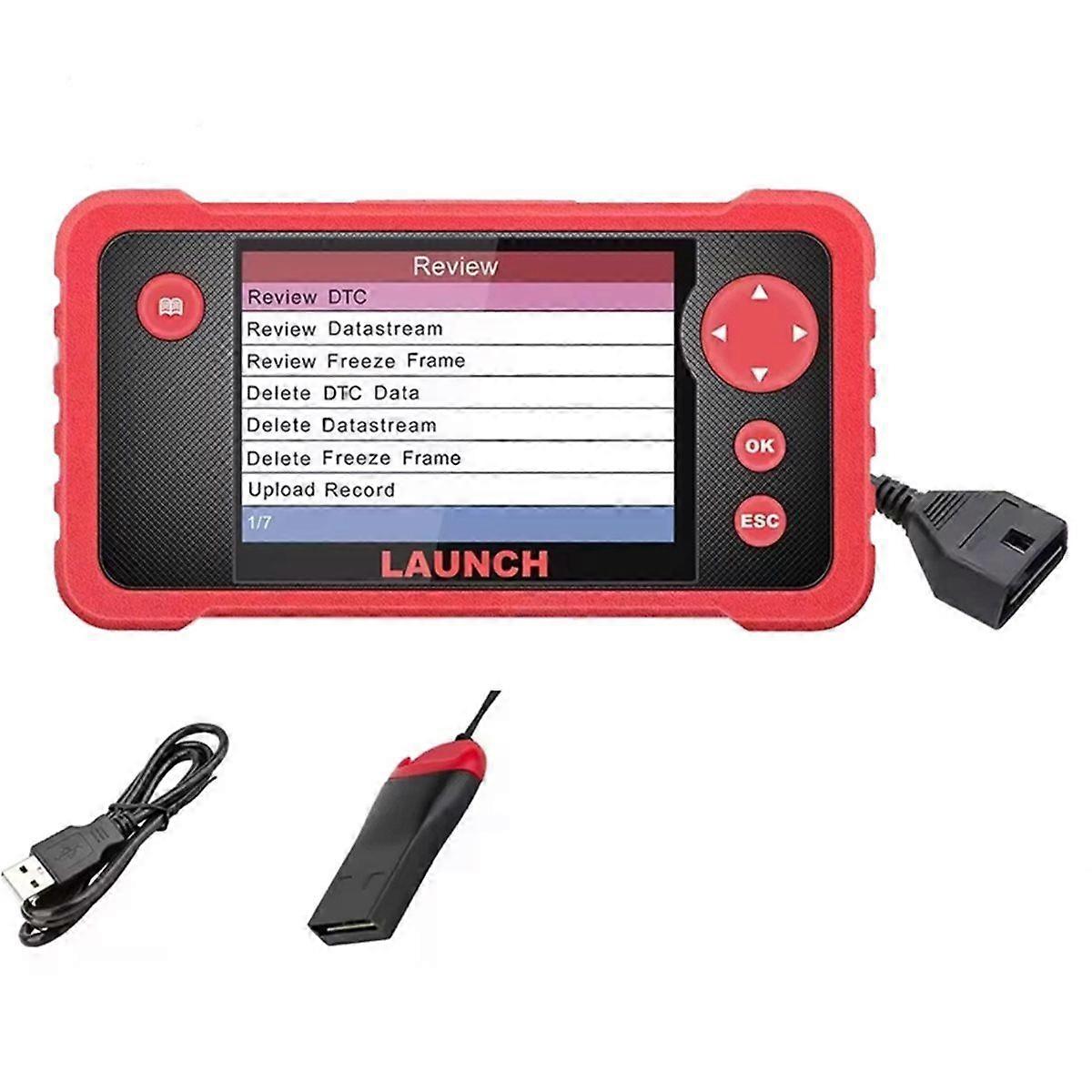 LAUNCH CRP123 V2.0 Elite OBD2 Scanner Engine/ABS/SRS/Transmission Diagnostic Tool Code Reader Oil/Throttle Relearn