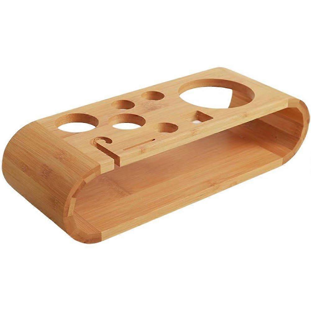 Cocktail Shaker Set with Wooden Stand, Bartender Kit for Beginners, SpaceSaving Home Barware