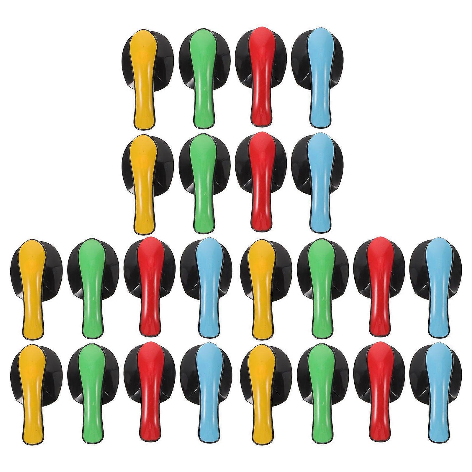 24pcs Pot Lid Knobs Replacement, Lightweight Plastic Handle, Anti-Scalding Grip Heat Resistant Cookware Accessories for Home Cooking