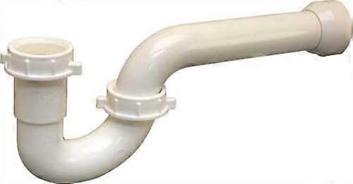 1.5 Inch PVC PTrap with Solvent Weld Adapter, Leak Sink Drain Replacement, Schedule 40