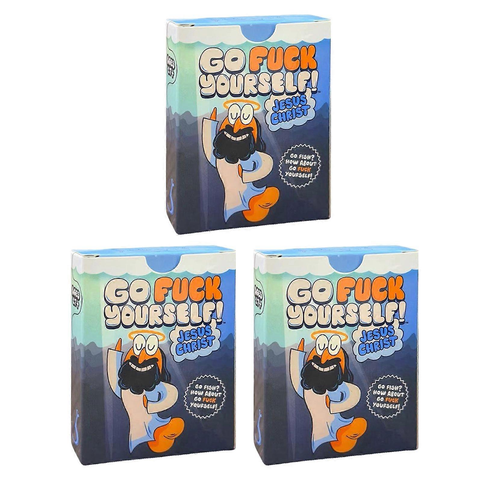 Go F k Yourself! Jesus Christ - Adults Go Fish Card Game, Hilarious Card Games, The Go Fish Game of Life's Little Humiliations