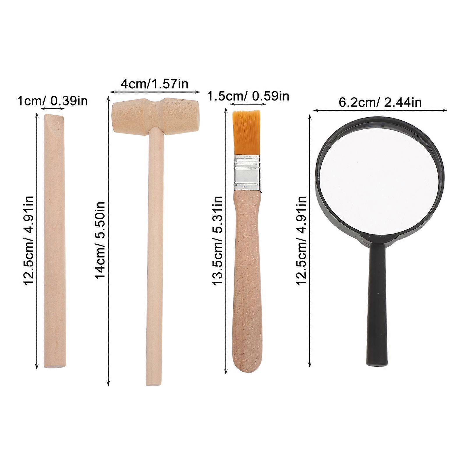Kids Digging Tool Set for Archaeological Exploration 1Set Educational Kit