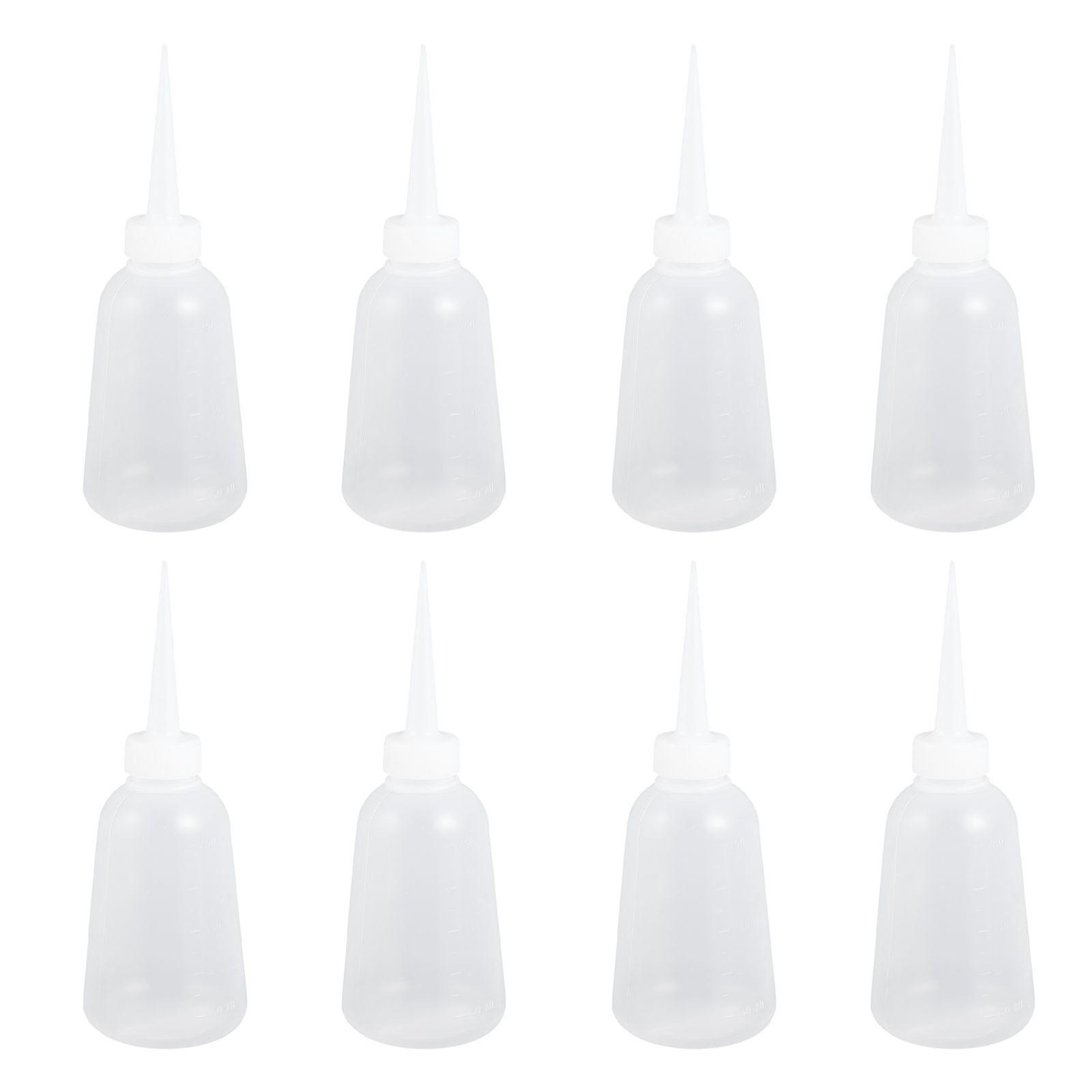 10Pcs 250ML Plastic Squeeze Bottle Liquid Glue Dispenser Empty Refillable Bottle